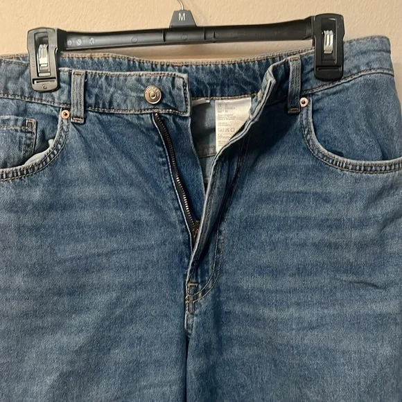 Divided blue jeans distress oversize wide leg grunge y2k retro - Picture 4 of 9